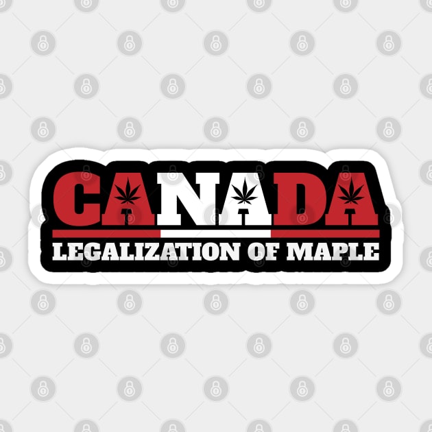 Canada Legal Sticker by CTShirts